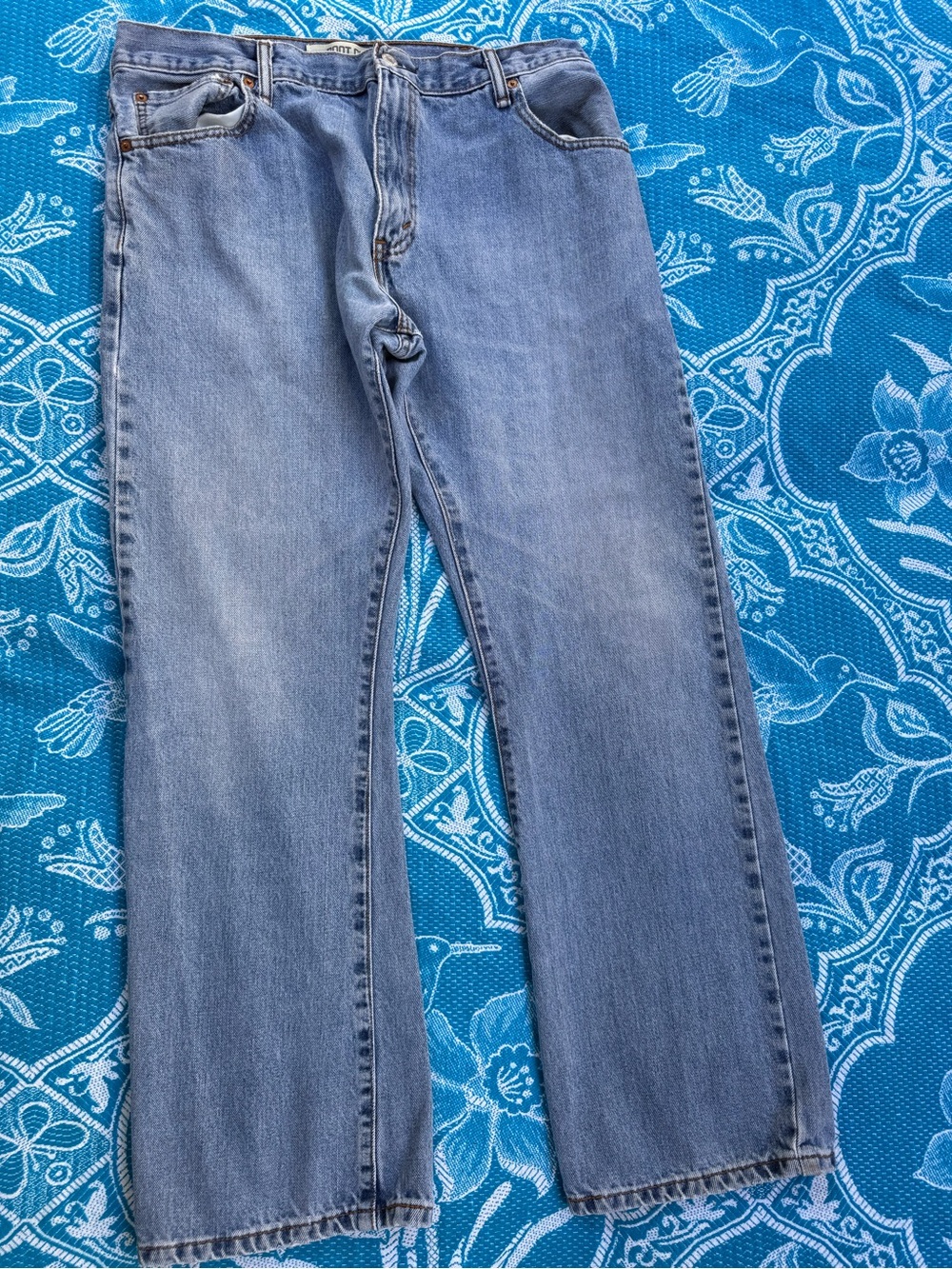 Levi's 517 Boot Cut Jeans Light Wash Denim Men's Size 36x32 100% Cotton⁠
